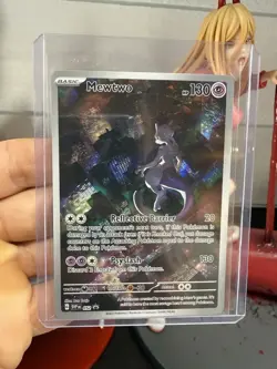 Pokemon Mewtwo SVP 052 Black Star Promo Scarlet and Violet Card - Image 1