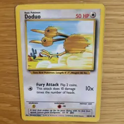 DODUO 48/102 POKEMON CARD (BASE SET) - Image 1