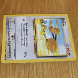 DODUO 48/102 POKEMON CARD (BASE SET) - Image 4