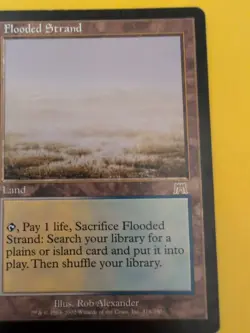 Flooded Strand. Land. Magic the Gathering Card. Onslaught. Rare - Image 3