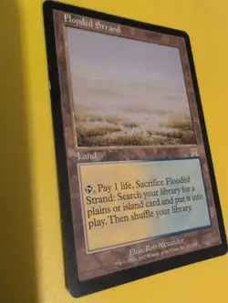 Flooded Strand. Land. Magic the Gathering Card. Onslaught. Rare - Image 4