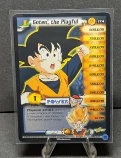 DBZ Dragon Ball Z Goten LIMITED Personality Set Lv1-3 Cards 174, 75, 76 ALL MP - Image 4