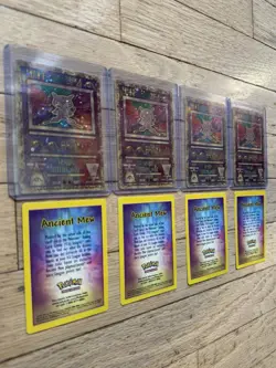 Pokemon TCG 2000 Ancient Mew Promo Four Card Lot - Ungraded Near Mint - Image 1