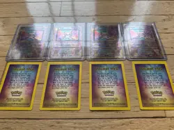 Pokemon TCG 2000 Ancient Mew Promo Four Card Lot - Ungraded Near Mint - Image 4
