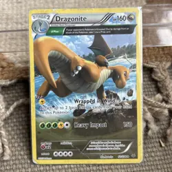 Pokemon TCG Roaring Skies Dragonite 52/108 Non-Holo Rare Card Dmg - Image 1