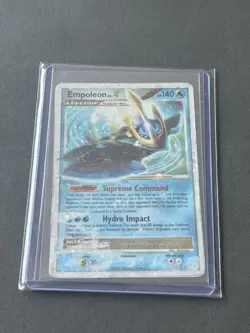 Pokemon Empoleon TCG LV.X Holo Rare Card 120/130 Diamond Pearl 2007 - Image 1