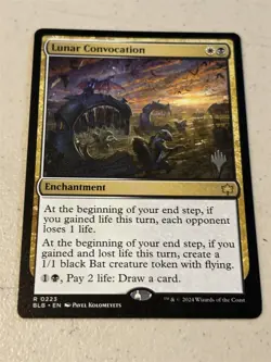 mtg promo pack Lunar Convocation, Bloomburrow, unplayed - Image 1