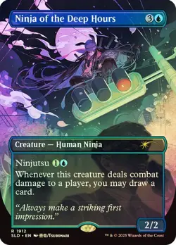 MTG - Ninja of the Deep Hours - Foil - Secret Lair - Magic the Gathering - Image 1
