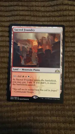 Magic: the Gathering / MtG Sacred Foundry x1 Guilds of Ravnica - Image 1