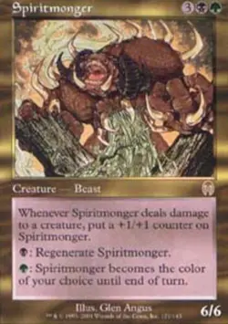 MTG - Spiritmonger - Apocalypse - NM, English Magic FLAT RATE SHIP - Image 1