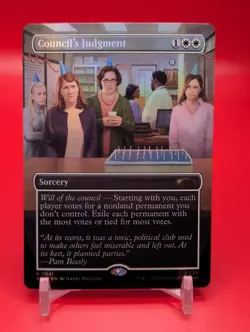 Council's Judgment FOIL Dwight's Destiny Secret Lair Bonus #7041 The Office MTG - Image 1