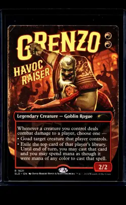 MTG Magic The Gathering Secret Lair Poster Borderless #1621 Grenzo Havoc Raiser - Image 1