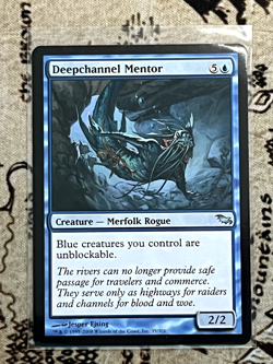 Deepchannel Mentor - Shadowmoor - 35 - #Lightly Played Magic the Gathering - Image 1