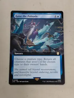 Raise the Palisade (Extended Art) Commander: the Lord of the Rings: #287 - Image 1