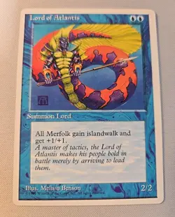 MISPRINT Lord of Atlantis - Alternate Fourth Edition - LP Alt 4th MISPRINT - Image 2