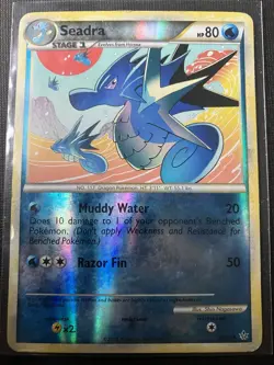 Seadra 40/95 Pokemon HS Unleashed 2010 Reverse Holo HP - Image 1