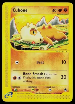 Pokemon Card - Cubone Expedition 103/165 Common - Image 1