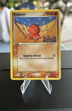 Trapinch 68/108 Reverse Holo EX Power Keepers Stamped Pokemon Card 2007 LP - Image 1