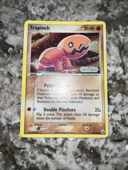 Pokemon Card - Trapinch EX Legend Maker 67/92 Reverse HOLO Stamped HP - Image 1