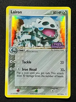 Lairon 45/110 Holon Phantoms Reverse Holo NEAR MINT 2006 Pokemon TCG - Image 1