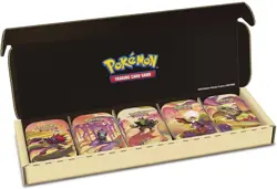 Pokemon Shrouded Fable Mini Tin Bundle (Set of 5 Tins in Display Box) Sealed - Image 1