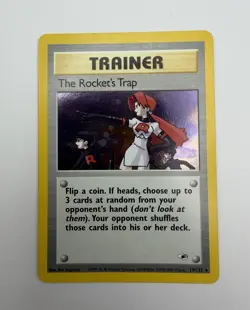 The Rocket’s Trap - LP - 2000 Pokemon Team Rocket WOTC - Holo Rare Trainer - #19 - Image 1
