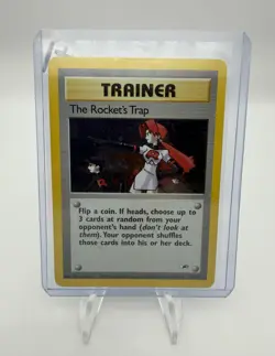 The Rocket’s Trap - LP - 2000 Pokemon Team Rocket WOTC - Holo Rare Trainer - #19 - Image 3