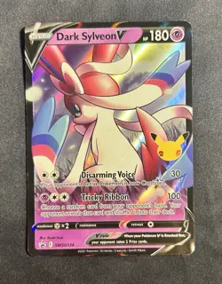 Dark Sylveon V SWSH134 Holographic Black Star Promo Pokemon TCG - Image 1