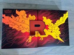 Pokemon Team Rockets Moltres EX UPC Empty box with Accessories NO PACKS NO PROMO - Image 2