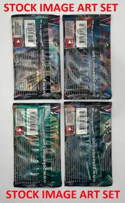 Pokemon S&M Unified Minds Unlimted Edit. Booster Pack x4 Factory Sealed Art Set - Image 2