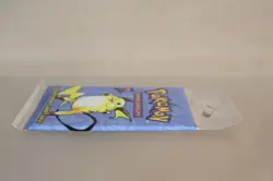 POKEMON BASE SET 2 BOOSTER PACK RAICHU FACTORY SEALED LONG CRIMP WOTC 2000 og - Image 4