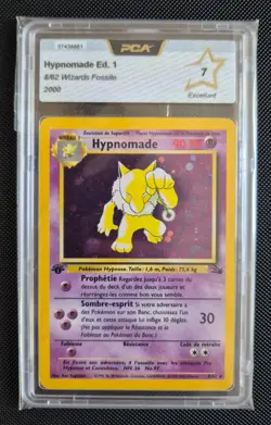 PCA 7 - Hypnomade Edition 1 Holo Fossile 8/62 Wizards 2000 FR Pokemon - Image 1