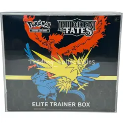 Hidden Fates Sun and Moon Elite Trainer Box ETB Pokemon with Case - Image 1