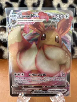 Pokemon TCG Eevee VMAX SWSH087 Shining Fates Promo Mint - Image 1