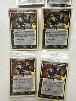 (6) SEALED Pokemon Greninja Gold Star Holo Promo Black Star SWSH144 Celebration - Image 4