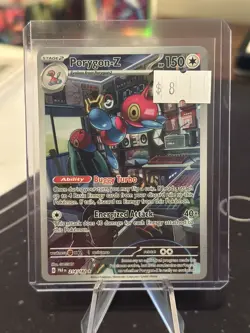 Pokemon TCG Porygon-Z 214/182 Paradox Rift Illustration Rare - Image 1