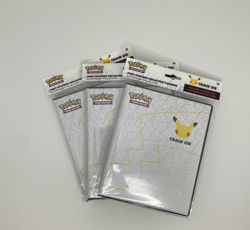 Lot Of 3 Pokemon 25th Anniversary First Partner Collector’s Binder Jumbo Pikachu 820650809606 - Image 1