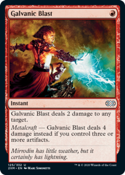 1x Galvanic Blast - Foil NM-Mint, English Double Masters MTG Magic - Image 1