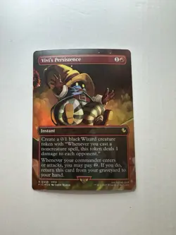 Vivis Persistence NM Foil Borderless Final Fantasy Magic The Gathering Near Mint - Image 1