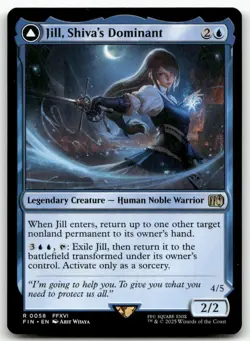 Jill, Shiva's Dominant #58 MTG Final Fantasy FIN NM X1 - Image 1
