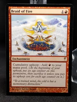 MTG Braid of Fire Coldsnap Regular Magic The Gathering - Image 1