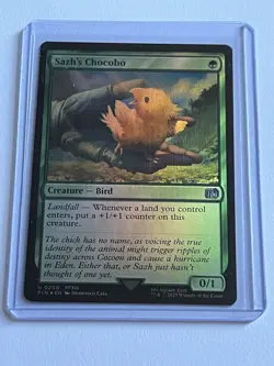 Sazh's Chocobo 200 MTG Final Fantasy 2025 Near Mint Uncommon Foil - Image 1