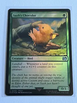 Sazh's Chocobo 200 MTG Final Fantasy 2025 Near Mint Uncommon Foil - Image 2