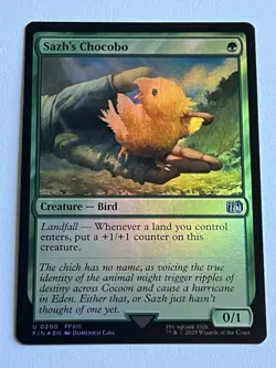 Sazh's Chocobo 200 MTG Final Fantasy 2025 Near Mint Uncommon Foil - Image 4