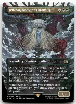 Jenova, Ancient Calamity (Borderless) #346 MTG Final Fantasy FIN NM X1 - Image 1