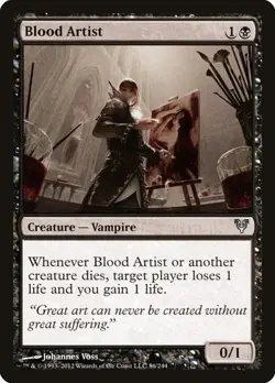 1x Blood Artist NM Eng MTG - Avacyn Restored - Image 1