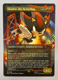 MTG - Secret Lair - Sonic: Friends & Foes - Shadow the Hedgehog - NM - Image 1