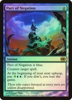 Future Sight MTG FOIL Pact of Negation Magic - Image 1