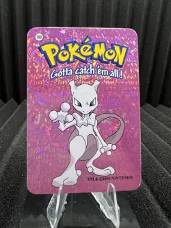 Mewtwo #150 - Vintage Vending Machine Prism Sticker 2000 - Pokemon Card - Image 1