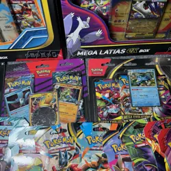 Pokemon TCG Mega Evolution Latias & Kagash EX Collection Box Booster Bundle Lot - Image 5